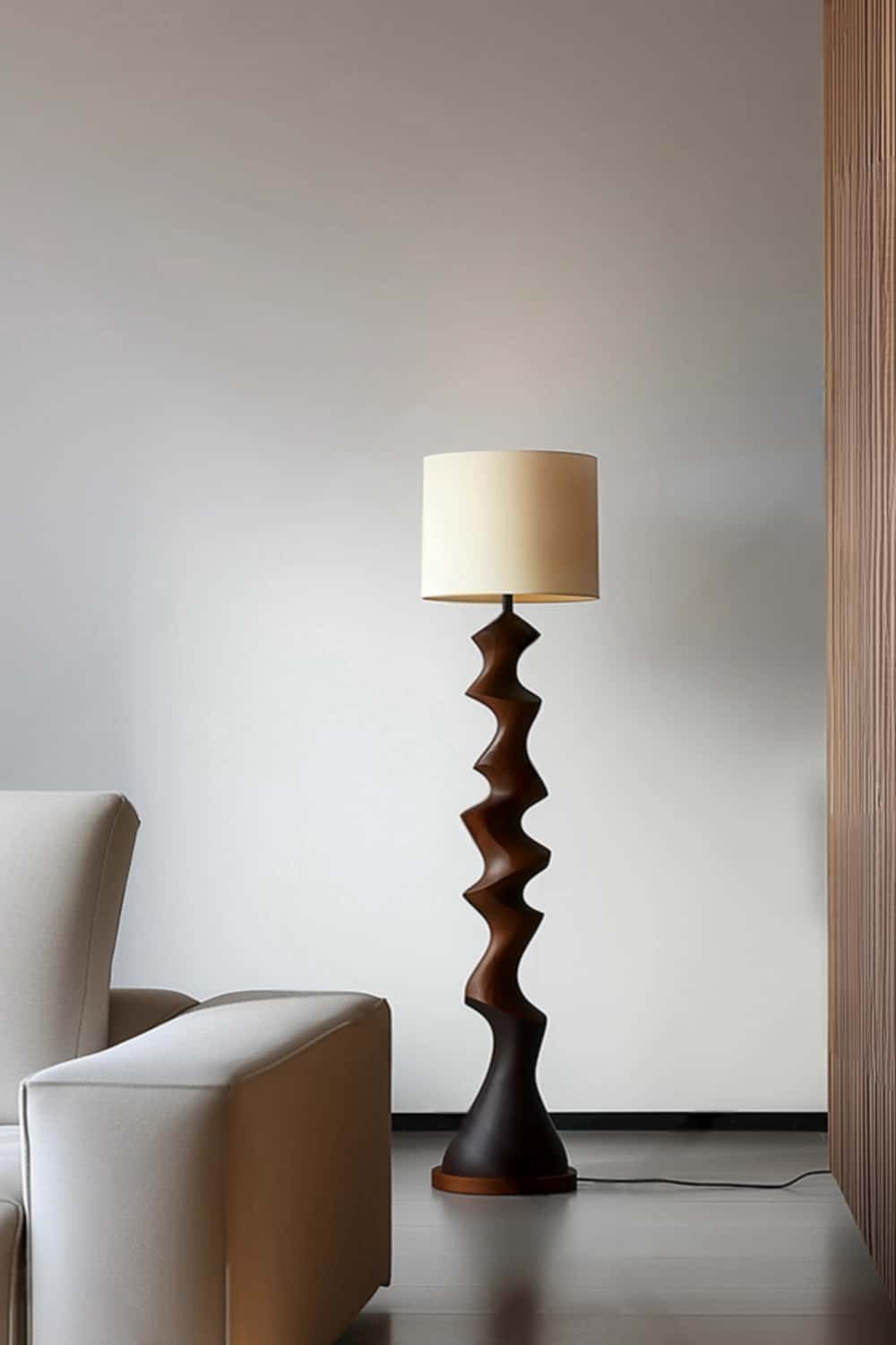 Wooden Floor Lamp Floor Wood Light Lamp Standing Wooden Lamp Floor Light Wood Modern Floor Lamp