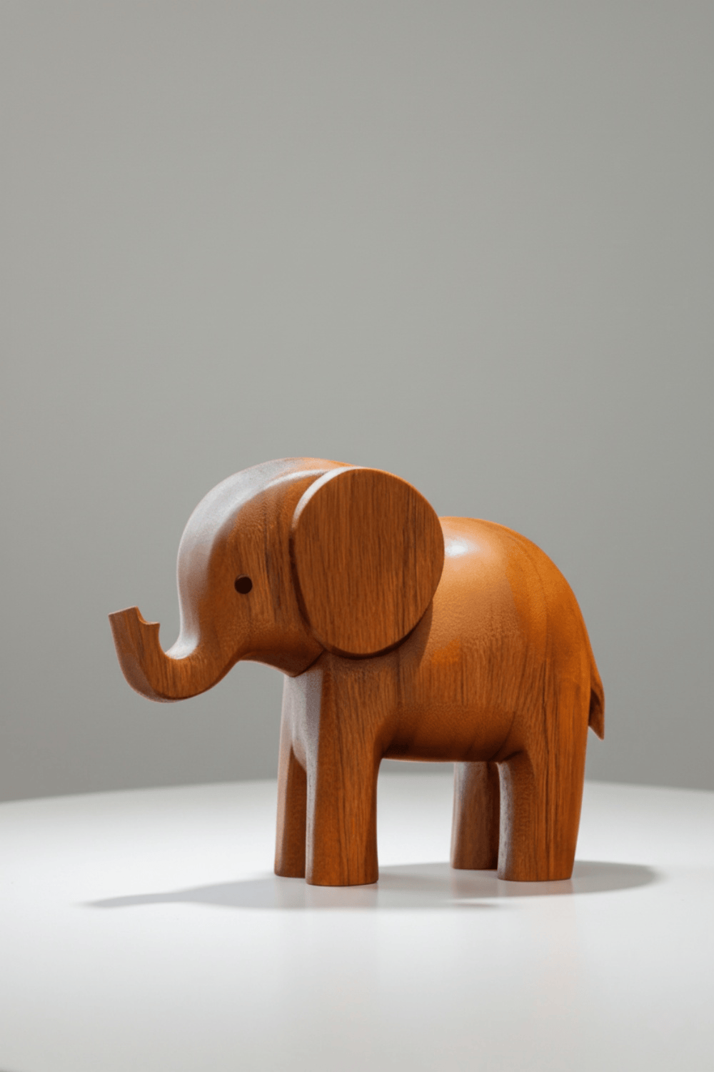 Wooden Elephant Statue Wood Sculpture Wooden Carved Animals Sculpture