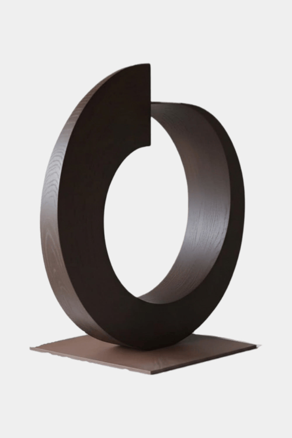 Modern Wooden Sculpture Abstract Handcrafted Wood Carving Statue Wooden Art Decor