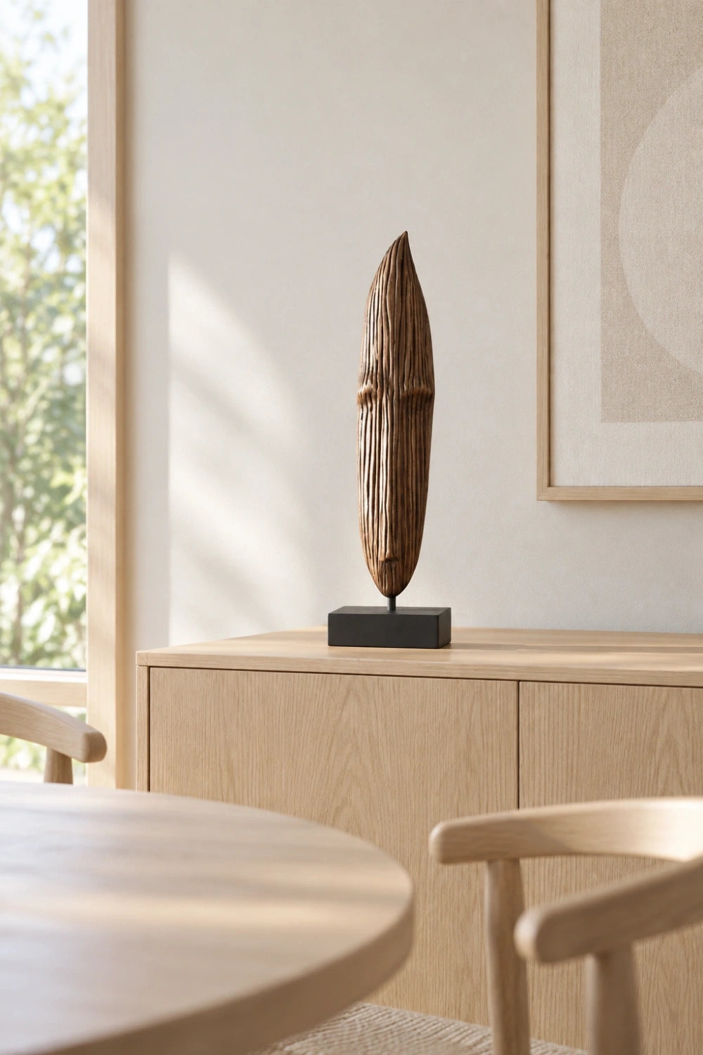 Abstract Wood Sculpture Modern Wood Abstract Art Handmade Face Wood Sculpture Original Art Unique Modern Art