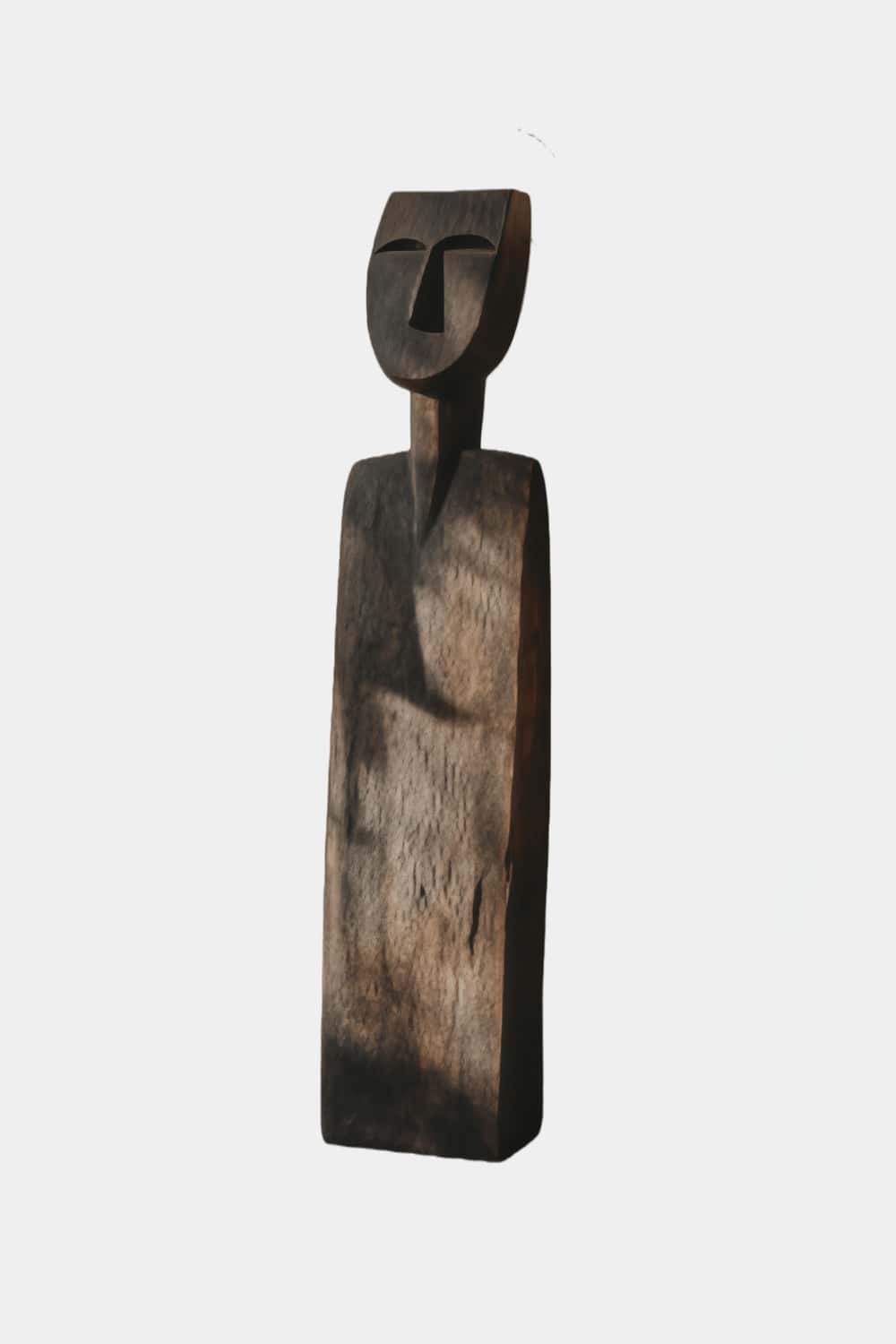 African Large Abstract Wooden Sculpture Tribal Art Decor Wooden Statues