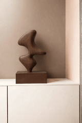 Wood Sculpture Hand Carved Abstract Wooden Sculpture Art Wood Carving
