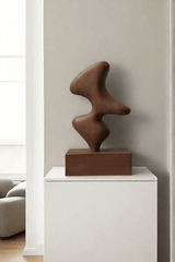 Wood Sculpture Hand Carved Abstract Wooden Sculpture Art Wood Carving