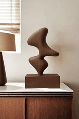 Wood Sculpture Hand Carved Abstract Wooden Sculpture Art Wood Carving
