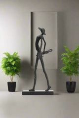 Metal Figure Sculpture Metal People Sculpture Aluminum Statue Metal Man Statue Man Of Steel Sculpture