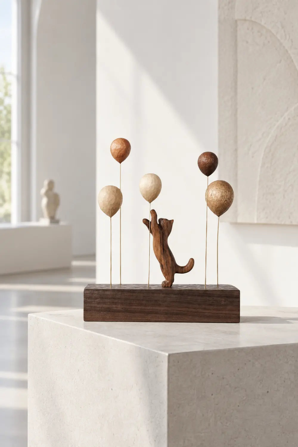 Cat Wood Carving Wooden Cat Statues Cat Wood Sculpture Wooden Cat Sculptures Animal Wood Sculpture 