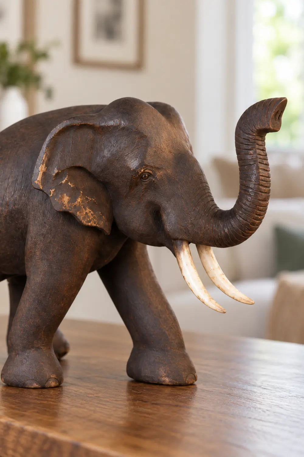 Wooden Elephant Statue Wood Wooden Elephant Carvings Elephant Wood Carving Elephant Wood Sculpture