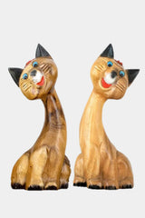 Cat Wood Carving Wooden Cat Statues Cat Wood Sculpture Wooden Cat Sculptures Animal Wood Sculpture 