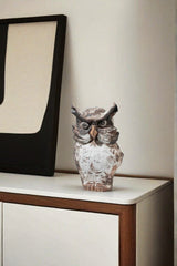 Animal Pottery Sculpture Animal Pottery Clay Owl Carving Pottery Owl Carvings Ceraminc Owl Statue