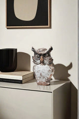 Animal Pottery Sculpture Animal Pottery Clay Owl Carving Pottery Owl Carvings Ceraminc Owl Statue