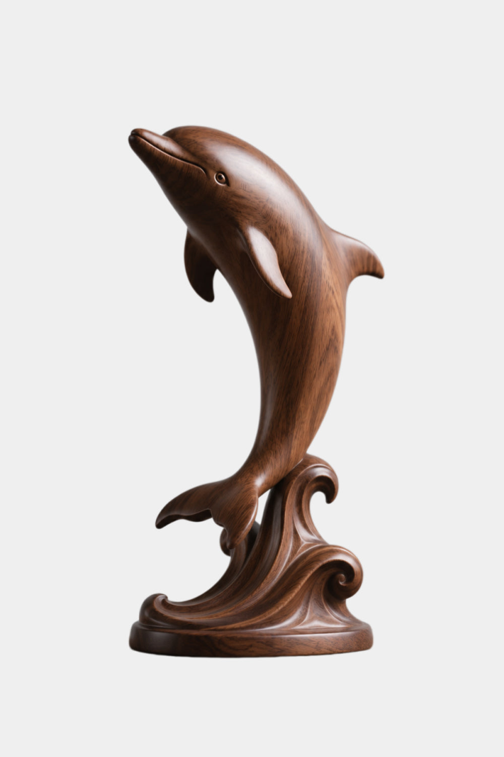 Modern Twisted Wood Sculpture | Abstract Spiral Infinity Art