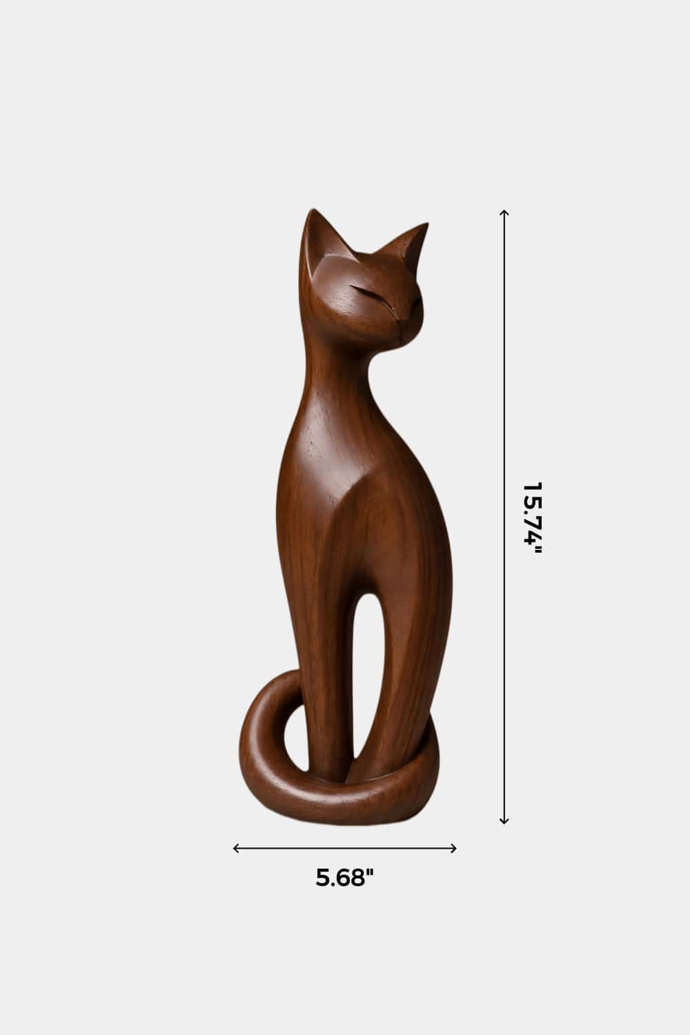 Cat Wood Sculpture #WA274