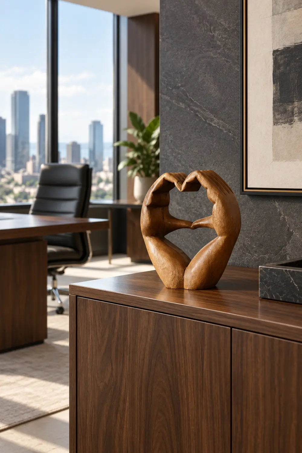 Abstract Wood Sculpture #WAB006