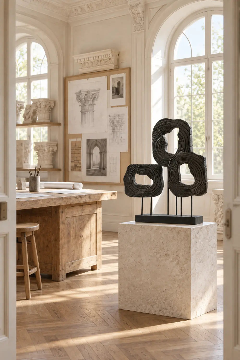 Abstract Wood Sculpture #WAB019