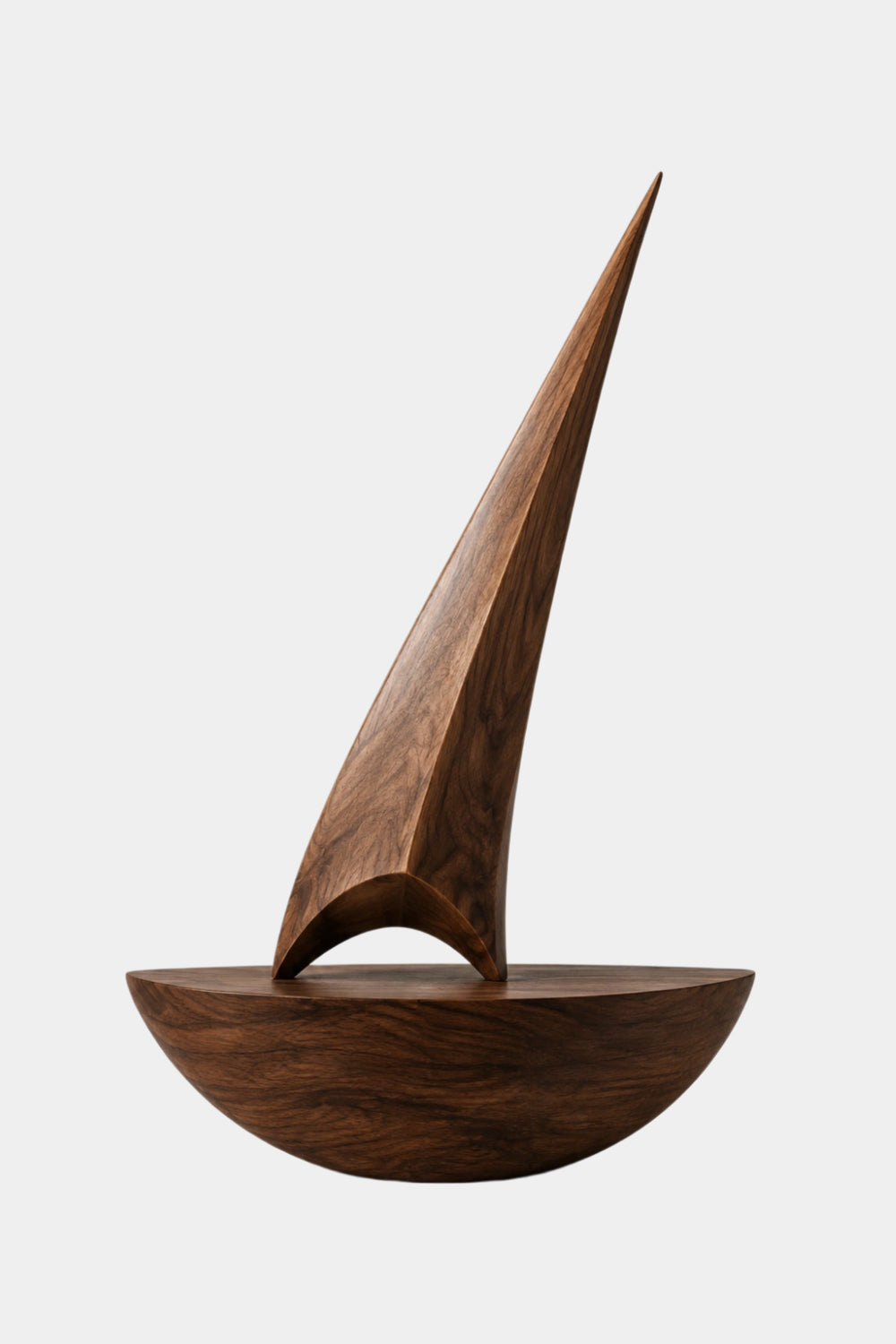 Unique Vertical Wooden Statue Sculpture Minimalist Art For Living Room