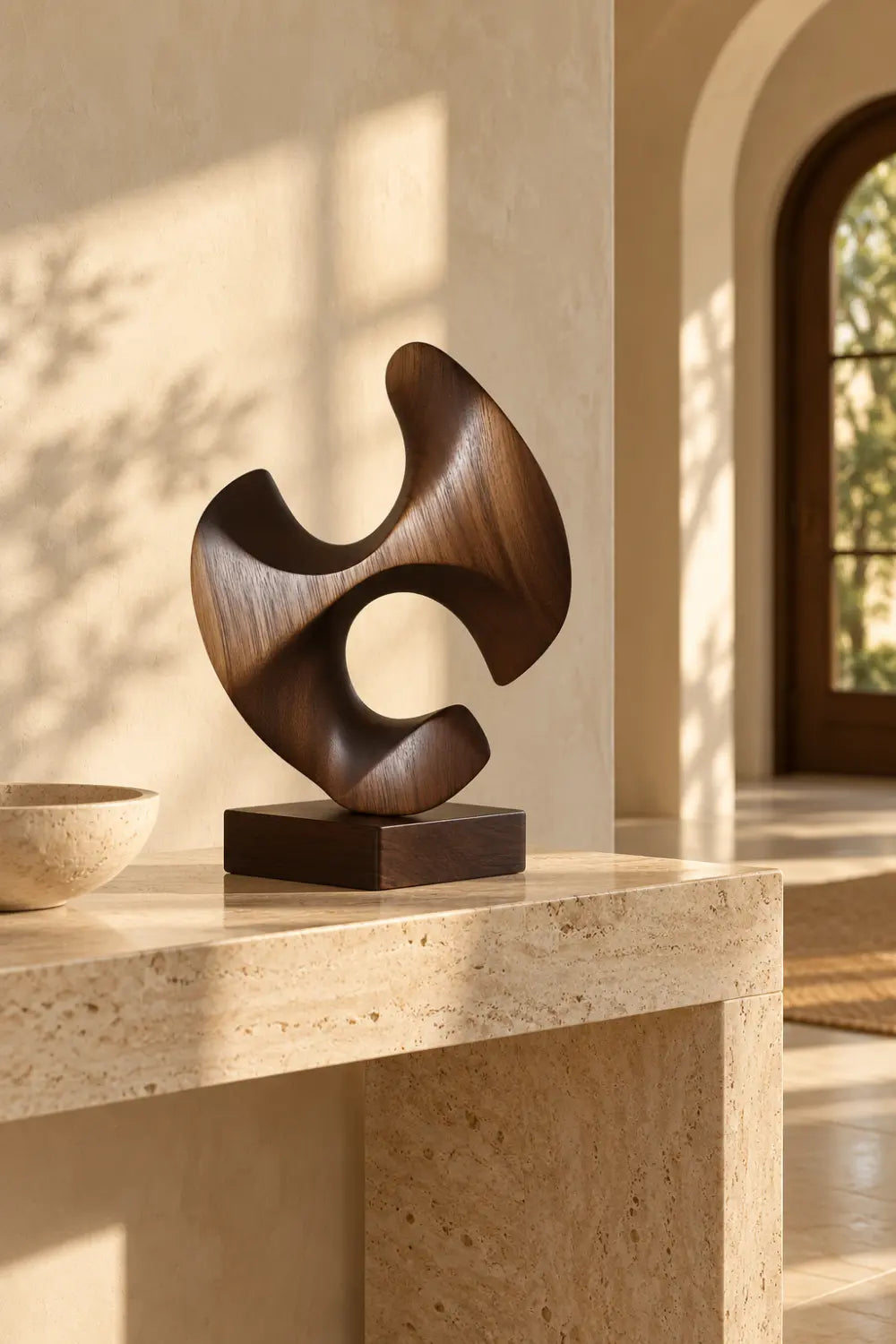 Hand Carving Wood Crafts Wood Sculpture Wood Carving Sculpture Art Ornament Art Decor Home Decor Modern Sculpture