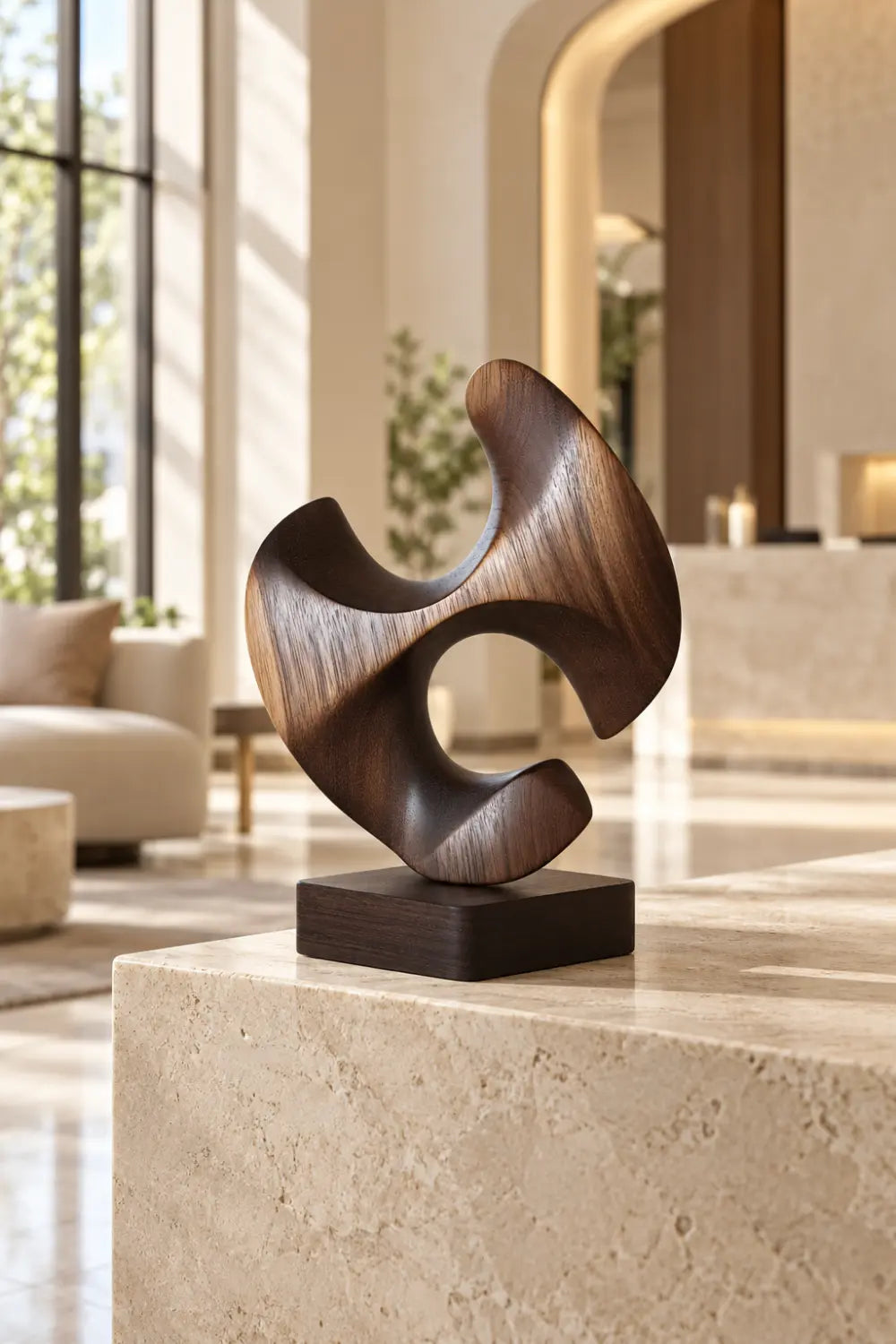 Hand Carving Wood Crafts Wood Sculpture Wood Carving Sculpture Art Ornament Art Decor Home Decor Modern Sculpture