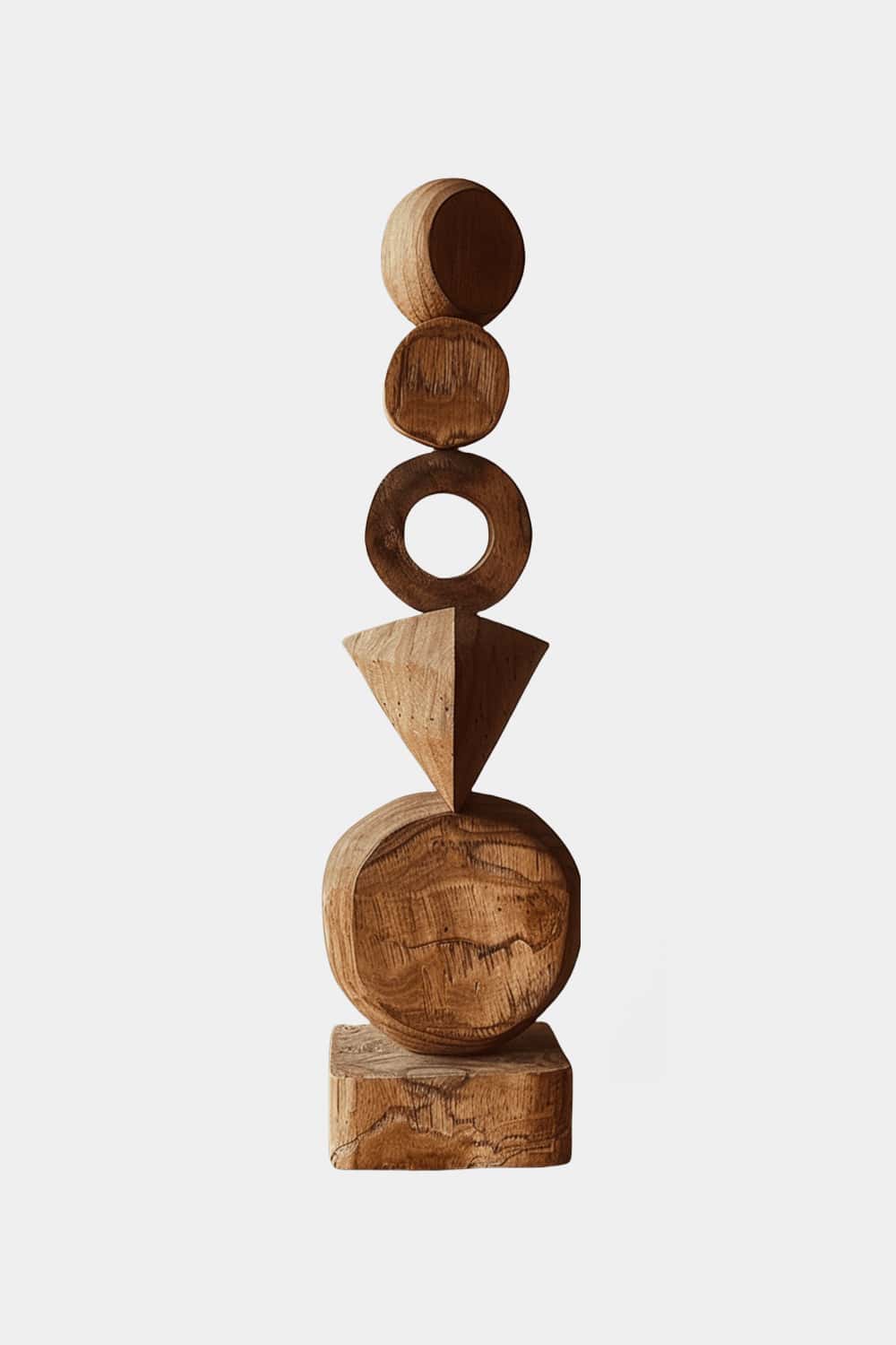 Abstract Wooden Sculpture Hand Carved Wood Art Carving Sculptures