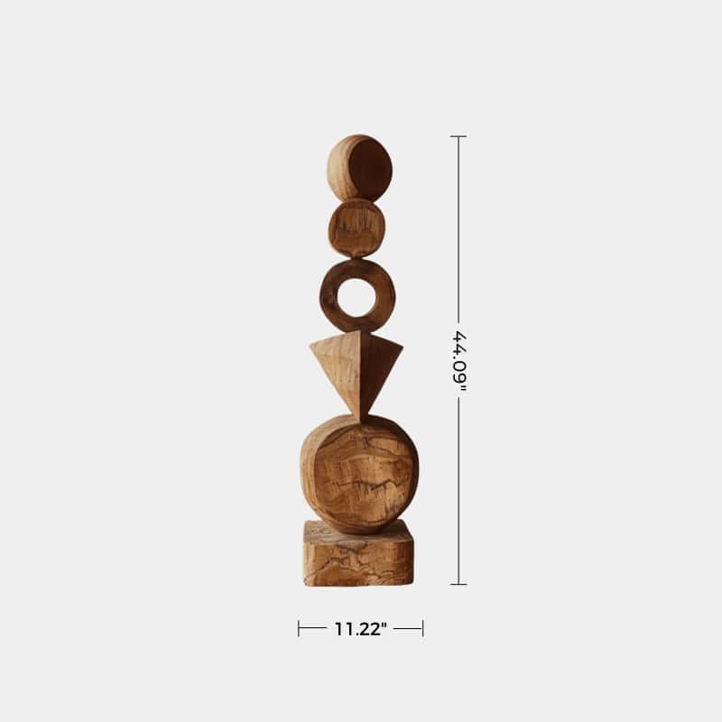 Abstract Wooden Sculpture Hand Carved Wood Art Carving Sculptures