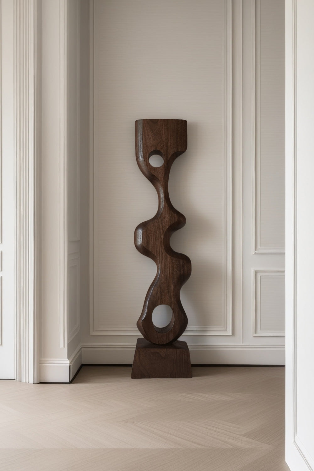 Abstract Wooden Sculpture Hand Carved Wood Art Carving Sculptures