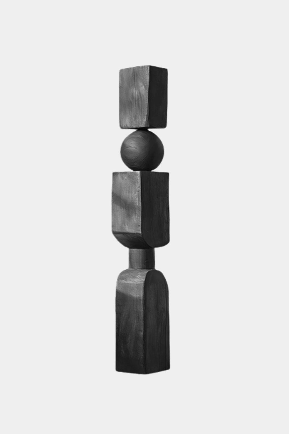 Hand Tall Wood Carved Statue Custom Large Black Wood Sculpture Near Me