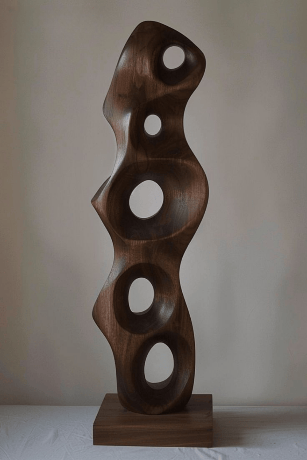 Abstract Wooden Sculpture Hand Carved Wood Art Carving Sculptures