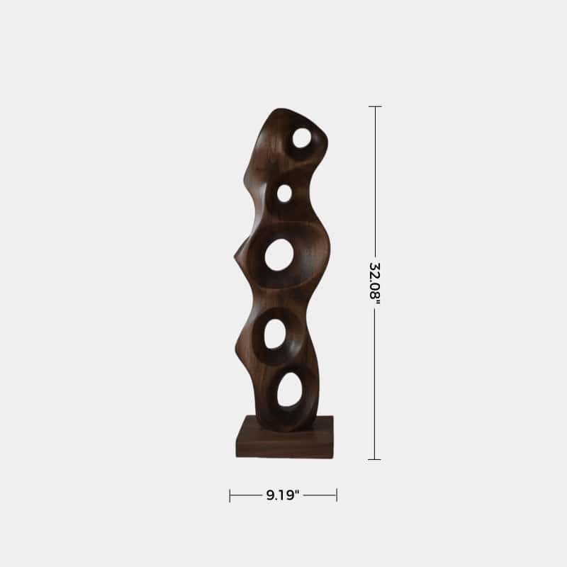 Abstract Wooden Sculpture Hand Carved Wood Art Carving Sculptures