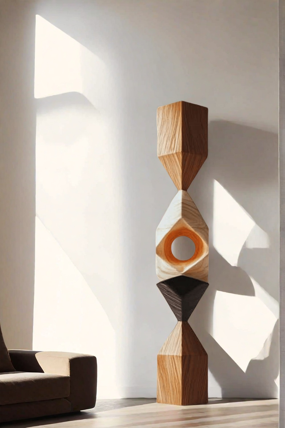 Large Wood Carving Sculpture Home Decor Hand Carved Wooden Sculpture Art