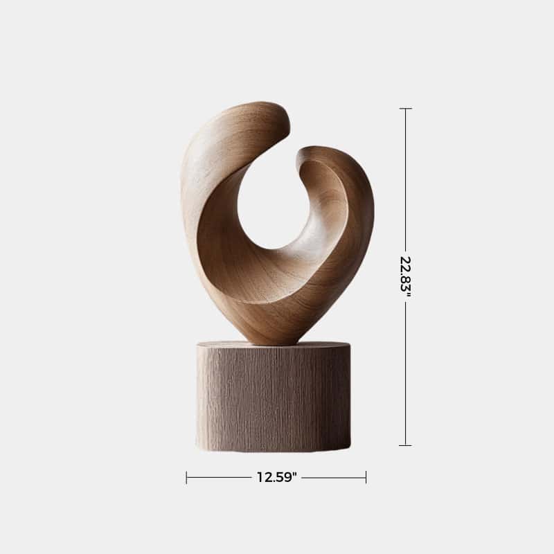 Abstract Wooden Sculpture From Wood Carvings Near Me Hand Carved Wood