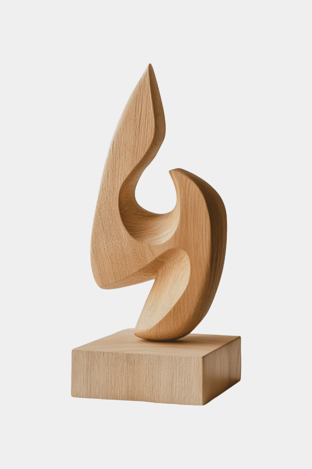 Abstract Wooden Sculpture Handcrafted Art Piece for Modern Home Decor