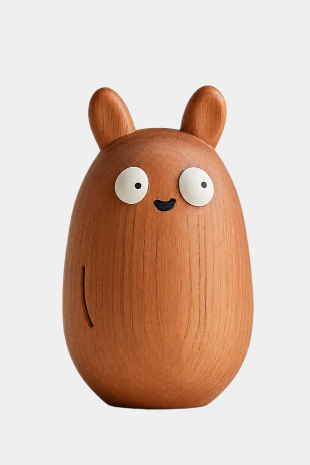 Cute Wood Creature Figurine | Nordic Animal Statue | Playful Nursery Decor