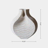 Wood Sculpture Solid Wood Vase Ornaments Hand Carving Art Ornament Wooden Carving Diy Gift Room Decor Home Decor Diy