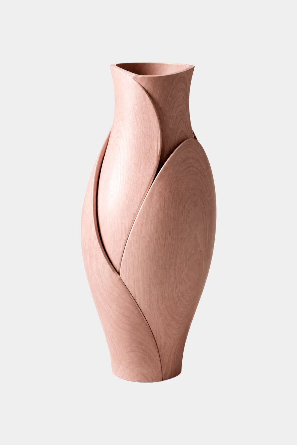 Aesthetic Petal Wood Vase | Blooming Bud Flower Pot | Modern Interior Space Decor