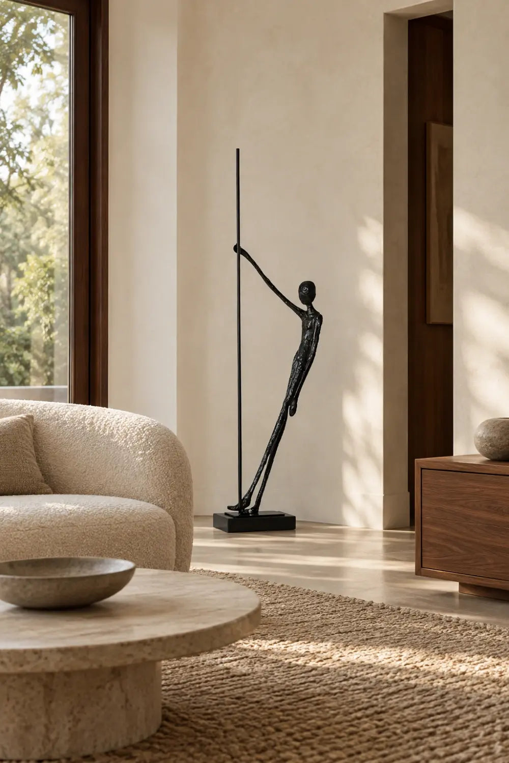 Abstract Metal Figure Statue Metal Human Sculpture Metal Art Human Figurine