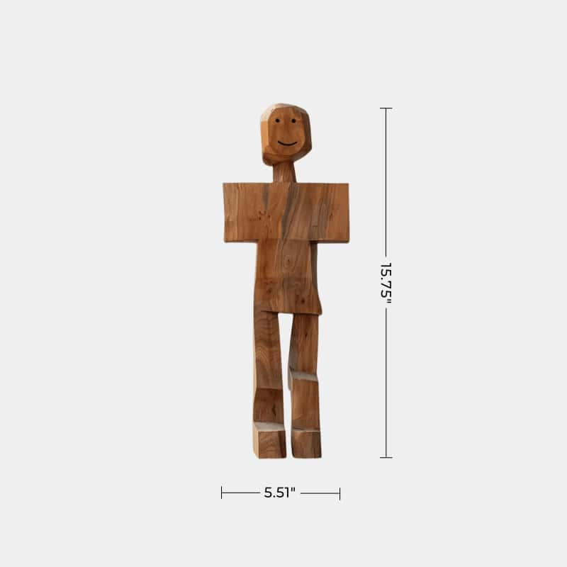 Sculpture Art Wood Carving Hand Carving Wood Crafts Diy Gift  Carving Figures Body Art Wood Artwork