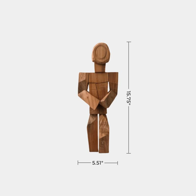 Sculpture Art Wood Carving Hand Carving Wood Crafts Diy Gift  Carving Figures Body Art Wood Artwork