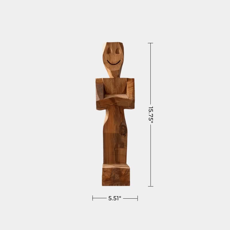 Sculpture Art Wood Carving Hand Carving Wood Crafts Diy Gift  Carving Figures Body Art Wood Artwork