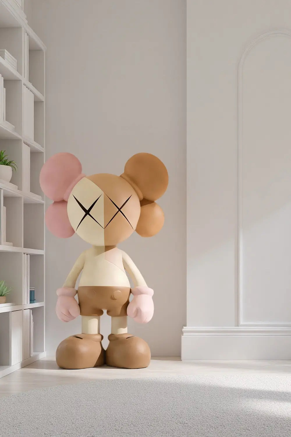 Large Floor Standing KAWS Statue Tall Colorful Pop Art Figure Artiblend