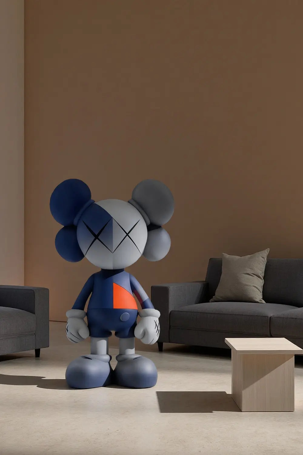 Tall Floor Standing KAWS Statue Large Iconic Pop Art Sculpture | Artiblend