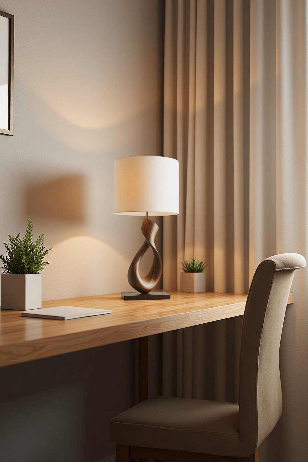 Wooden Art Lamp #WL065