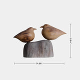 Animal Crafts Hand Carving Wood Crafts Wood Carving Wood Sculpture Diy Gift Bird and wood carving