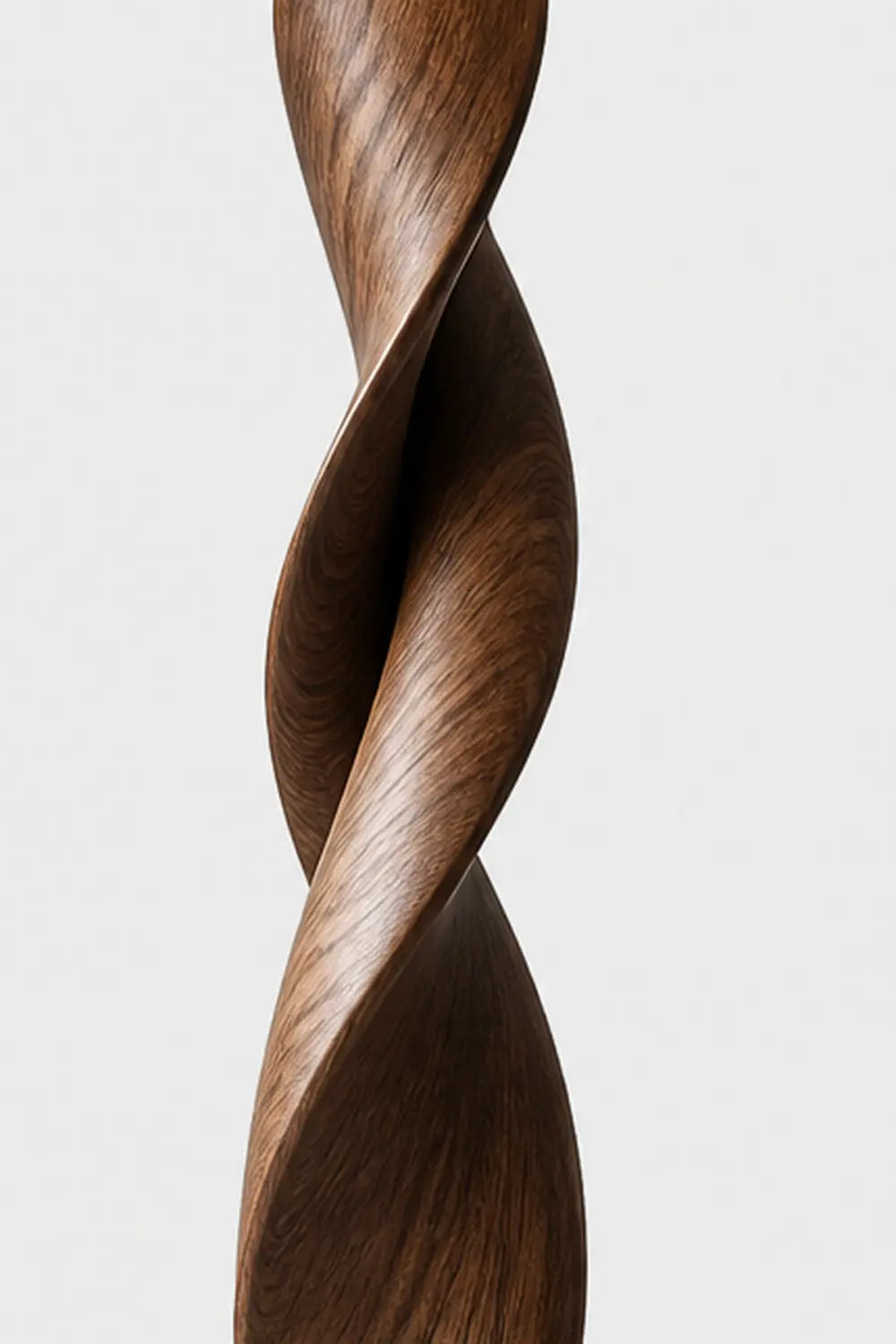 Flowing Ribbon Wood Floor Lamp | Modern Standing Decor Light For Home Space
