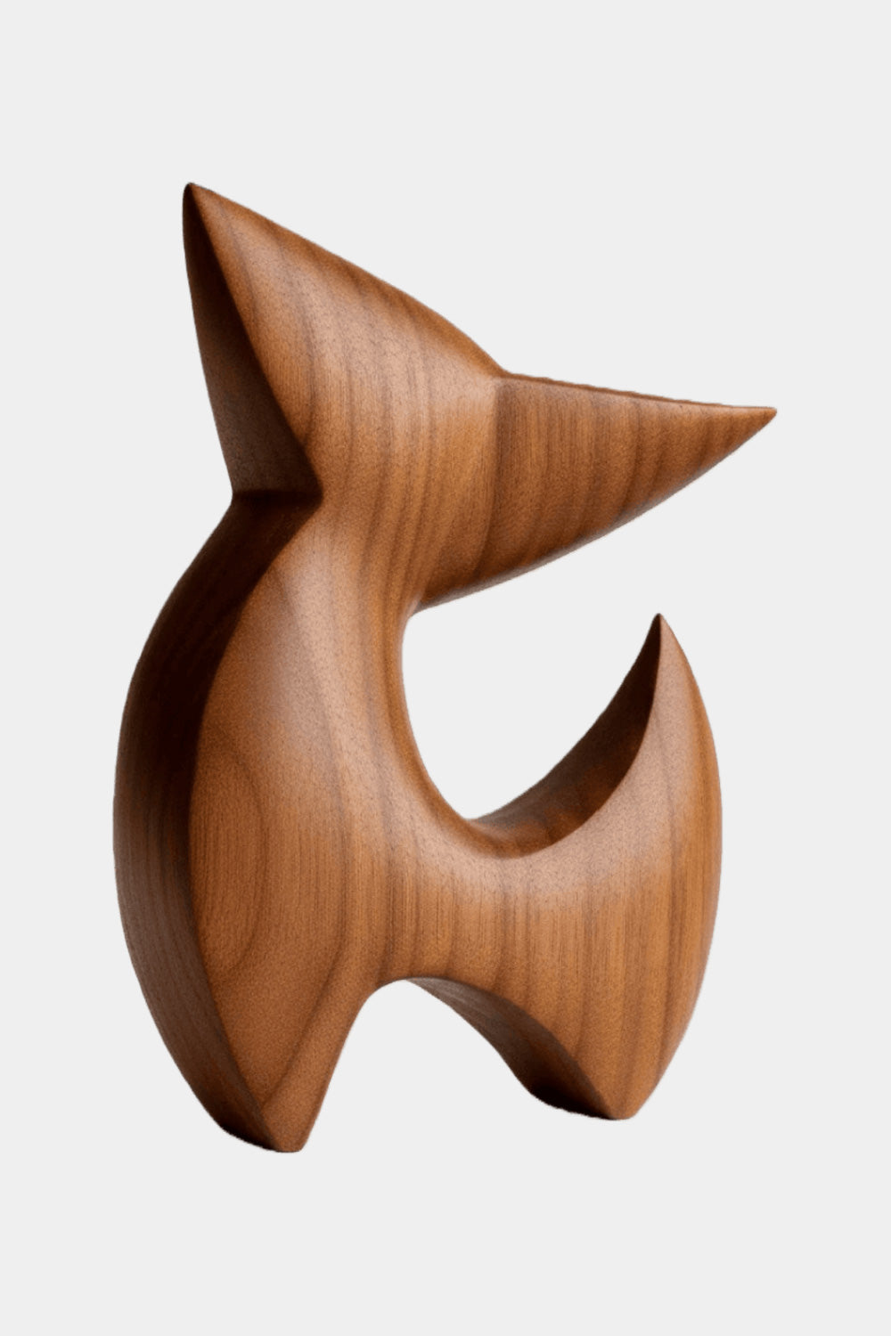 Abstract Animal Wood Sculpture Wooden Sculptures Eco Modern Home Art