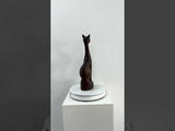 Cat Wood Carving Wooden Cat Statues Cat Wood Sculpture Wooden Cat Sculptures Animal Wood Sculpture 