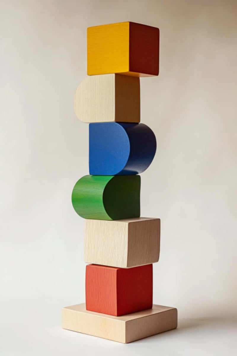 Lagre Handmade Wood Carving Sculpture Colorful Wooden Floor Sculpture