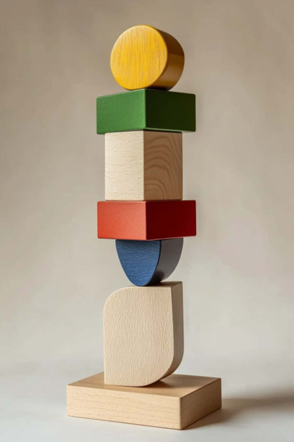 Lagre Handmade Wood Carving Sculpture Colorful Wooden Floor Sculpture