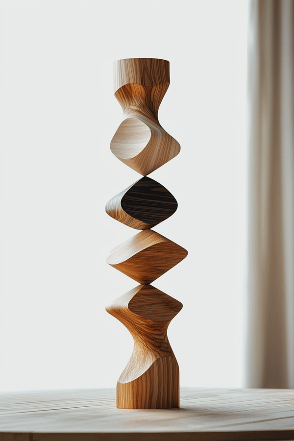Large Wood Carving Sculpture Home Decor Hand Carved Wooden Sculpture Art