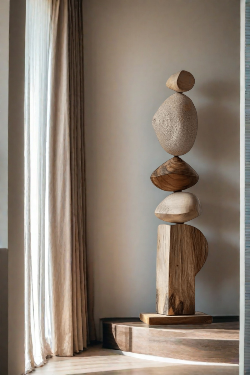 Large Wood Sculpture Wooden Sculpture Wood Carvings Near Me Home Decor