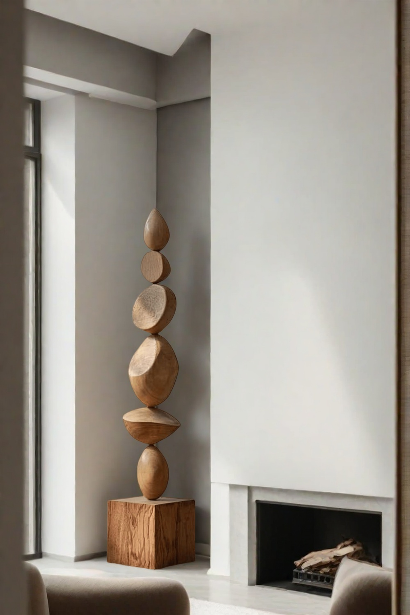 Large Wood Sculpture Wooden Sculpture Wood Carvings Near Me Home Decor