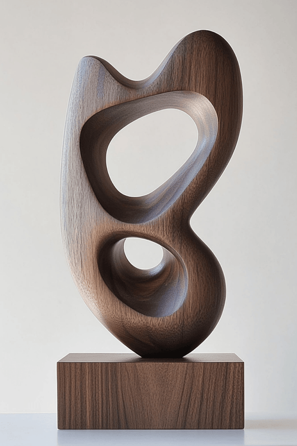 Hand Carving Wood Crafts Wood Sculpture Wood Carving Sculpture Art Ornament Art Decor Home Decor Modern Sculpture